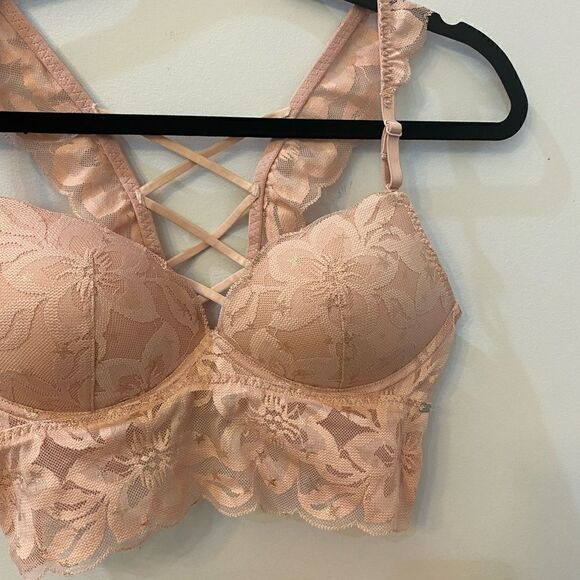 Pink Victoria’s Secret Push Up Bra Women Size S - Picture 3 of 8